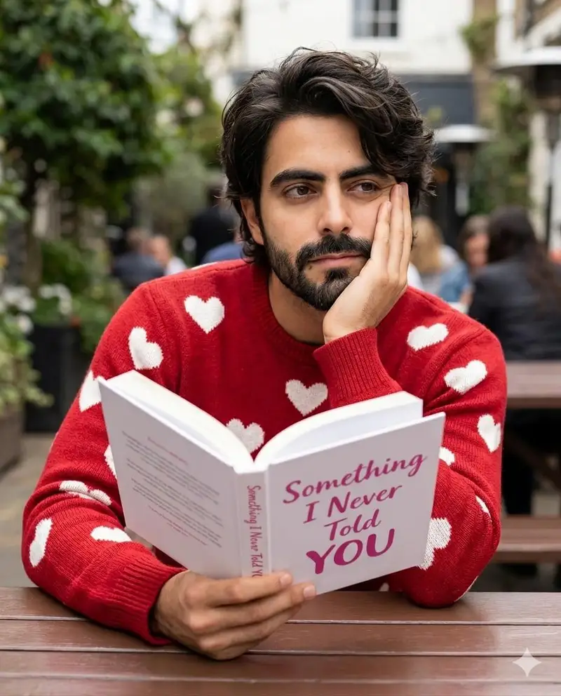 پیش‌نمایش مرد در حال کتاب‌خواندن در فضای باز