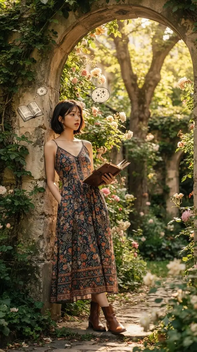 Preview of Serene Literary Garden Escape