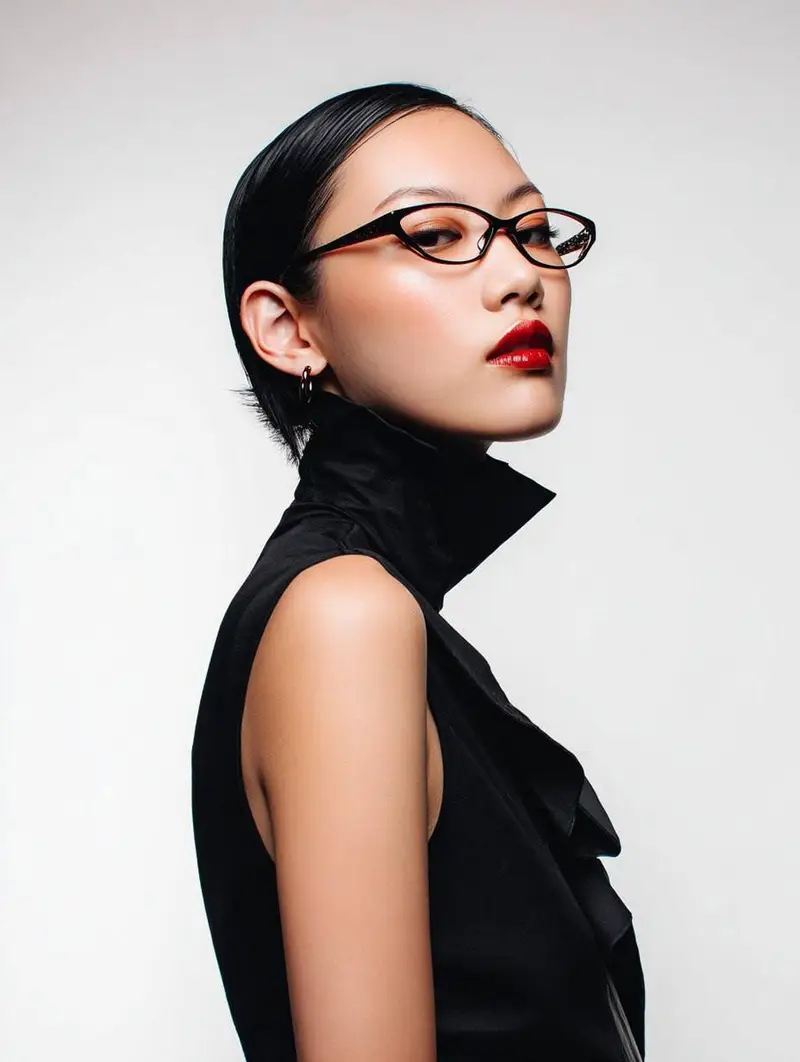 Preview of Avant-Garde Asian Fashion Model