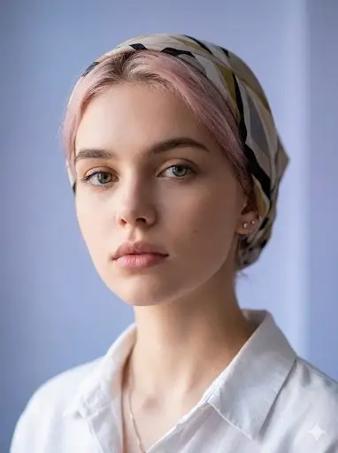 پیش‌نمایش Ultra-Realistic Portrait with Identity Preservation and Headscarf