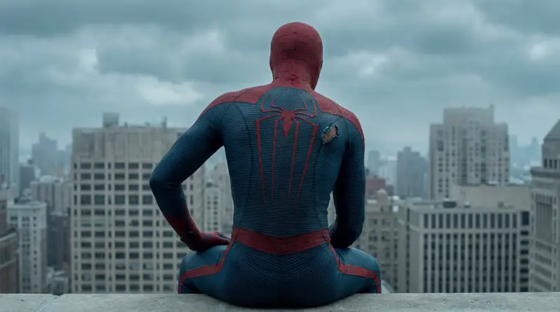 Preview of Cinematic Superhero Rooftop Prompt