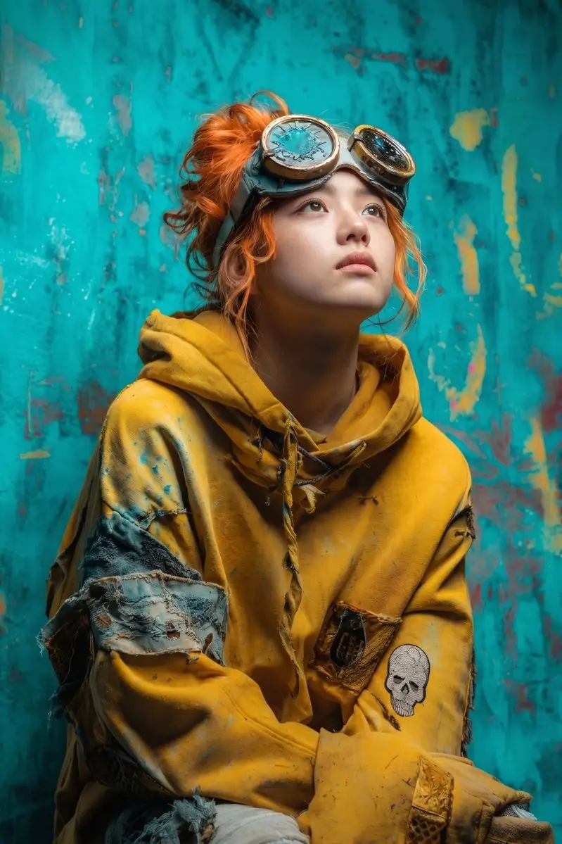 Preview of Post-Apocalyptic Girl with Welding Goggles