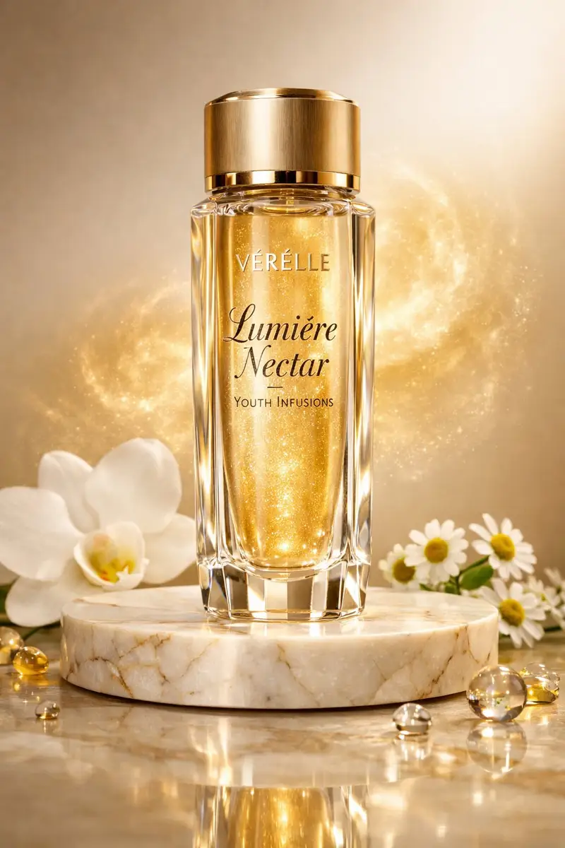 Preview of Luxury Skincare Commercial Photography: Lumière Nectar