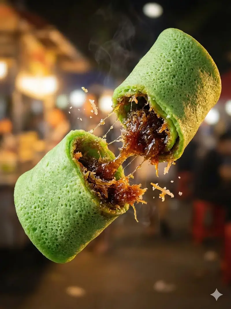 Preview of Macro Food Photography of Floating Street Food