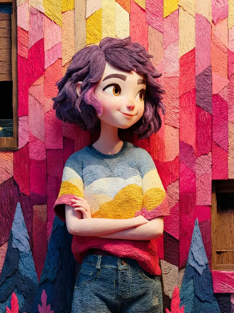 Preview of Pixar/Disney Style 3D Animated Character Slides