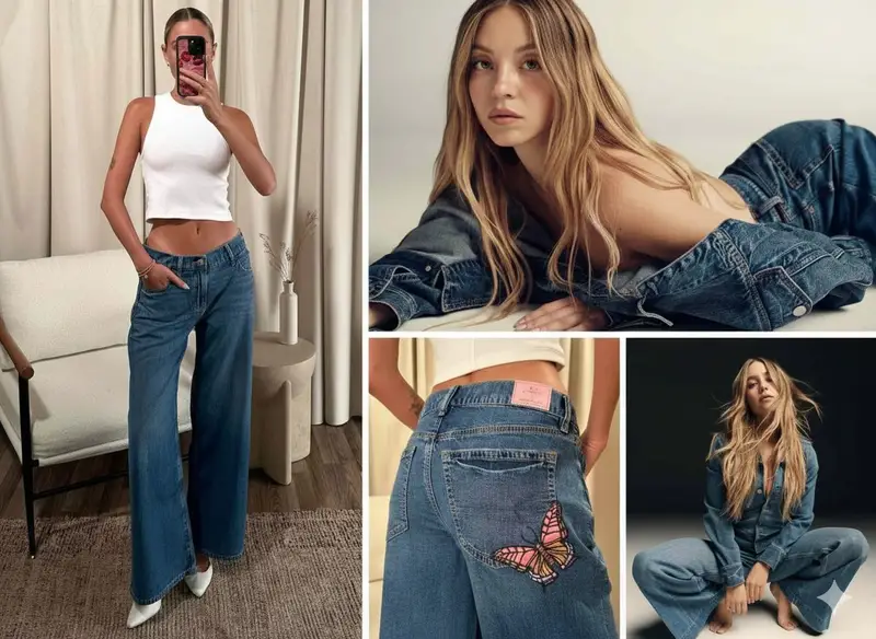 Preview of Y2K Grunge Denim Fashion Collage