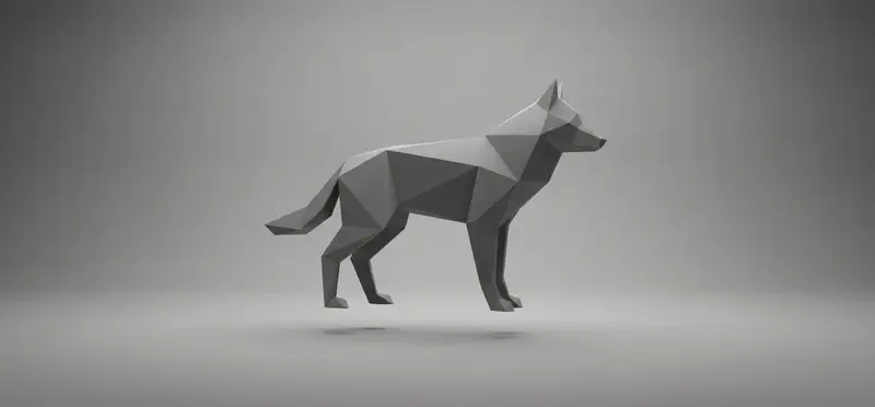 Preview of Abstract Geometry Portrait in Zen Space
