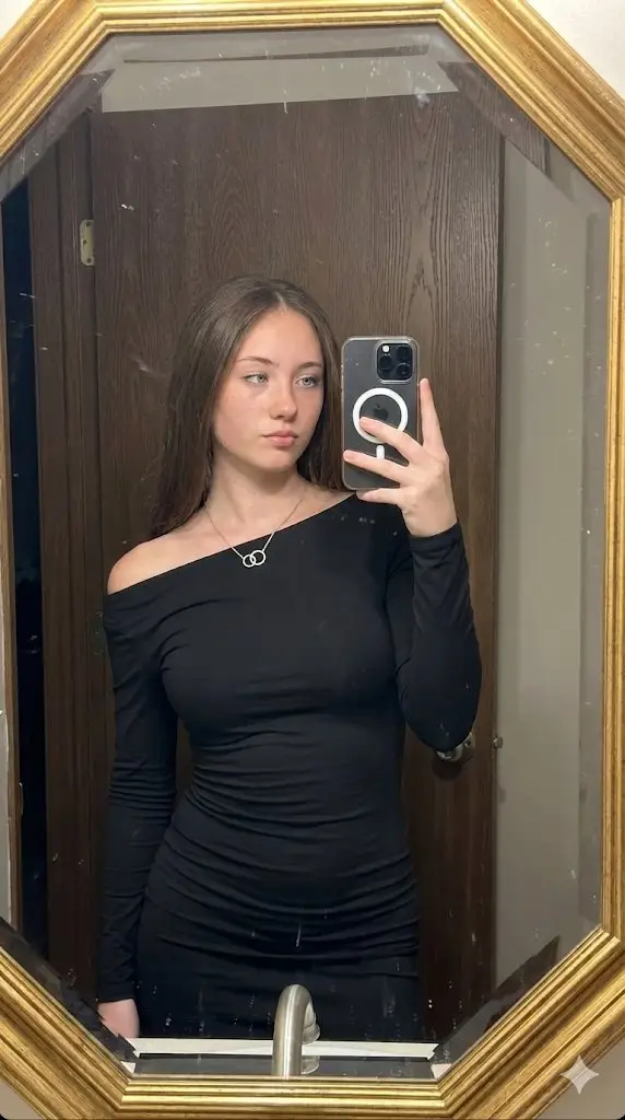 Preview of Hyper-realistic mirror selfie prompt with detailed material physics and identity locking