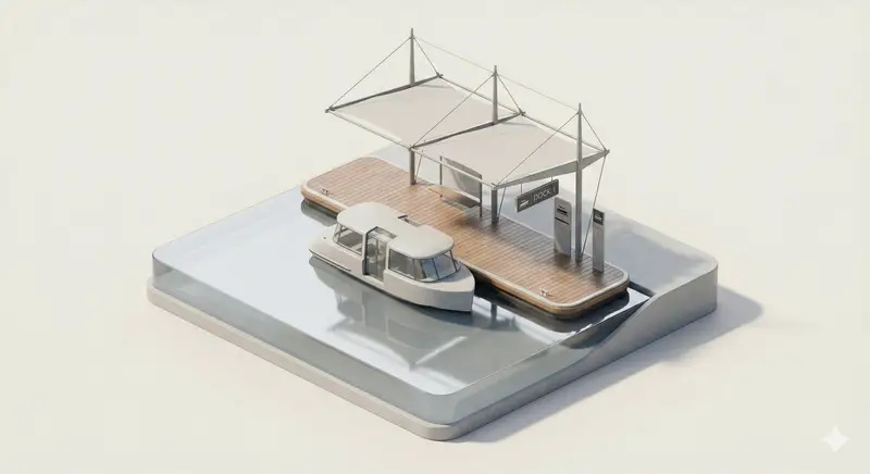 Preview of 3D Isometric Urban Transit Stop Diorama Prompt