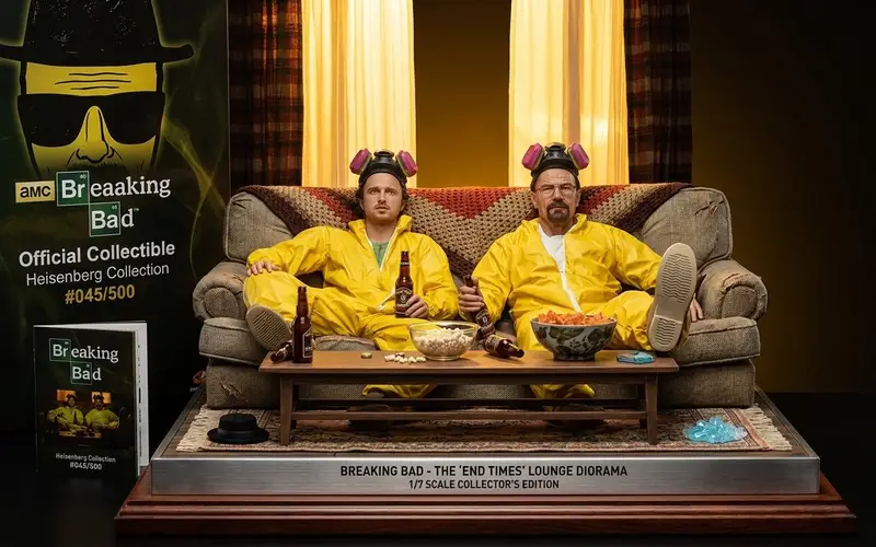 Preview of Breaking Bad Collectible Figurine Prompt with Reference Image