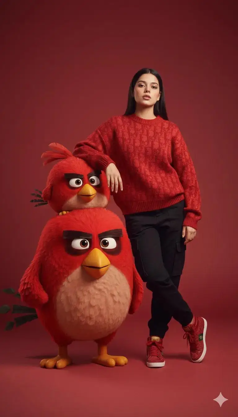 Preview of Fashion Editorial with 3D Cartoon Characters