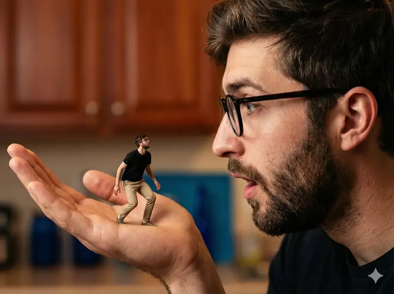 Preview of Surreal Forced Perspective Composite Prompt for Nano Banana Pro