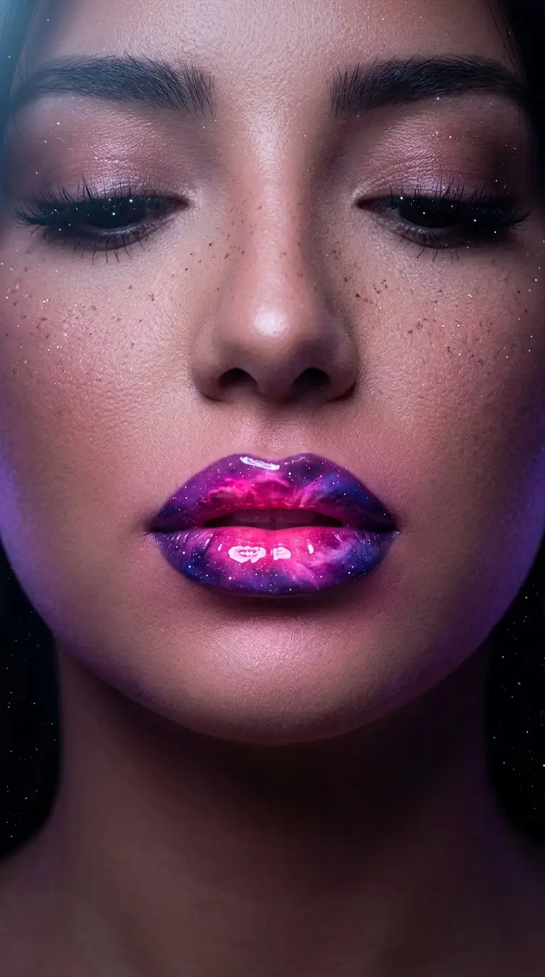 پیش‌نمایش کمپین زیبایی رژلب سحابی کیهانی