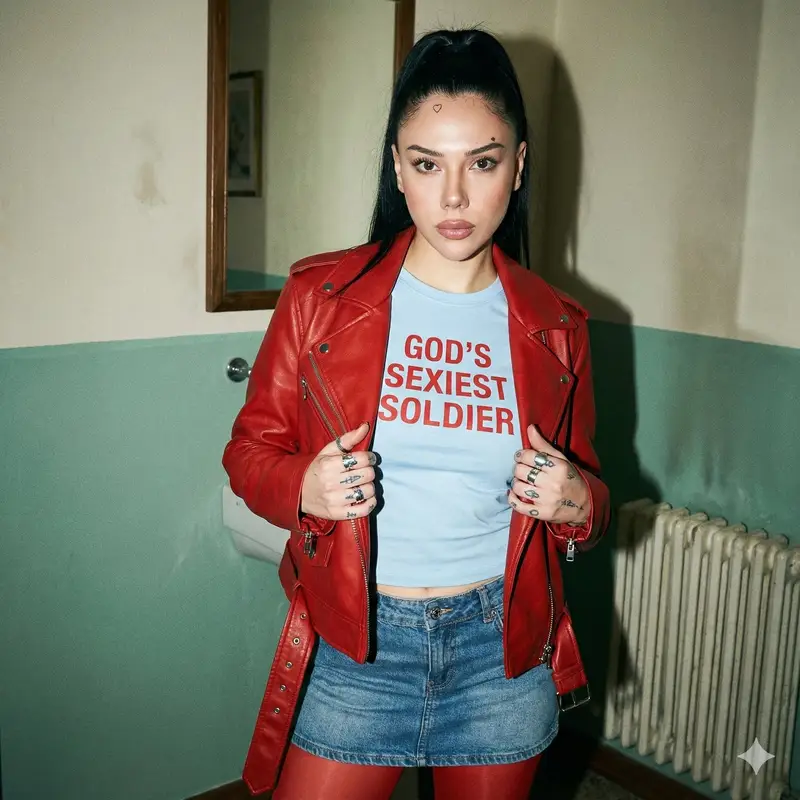 پیش‌نمایش Indie Sleaze 2000s Street Style Portrait Prompt