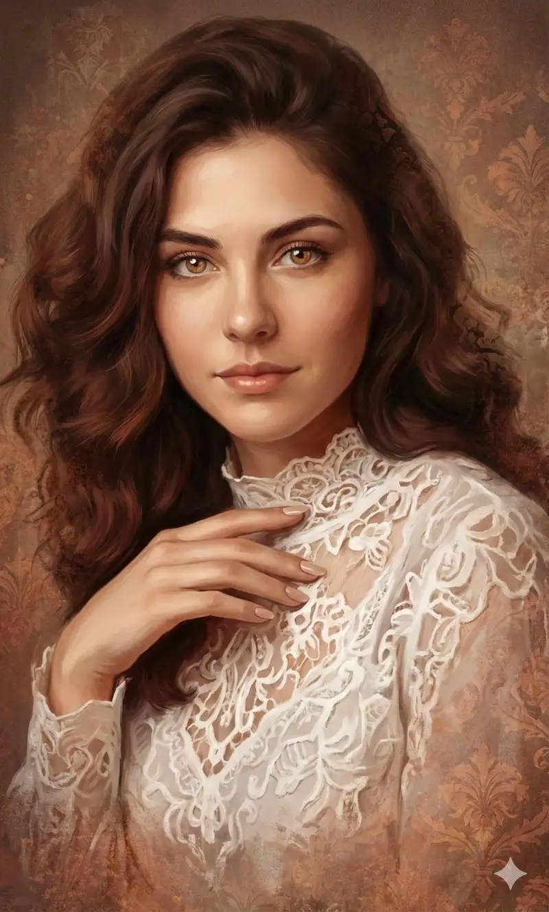Preview of Ethereal Digital Painting Portrait