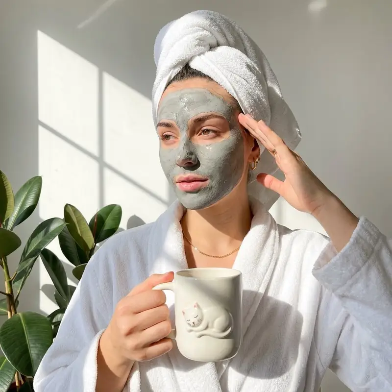پیش‌نمایش Self-Care Morning Routine Portrait
