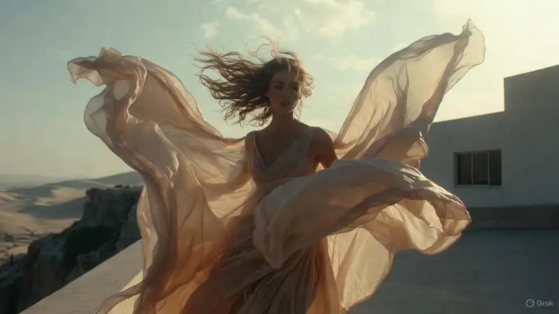 Preview of High-Fashion Cinematic Motion Shot · 2