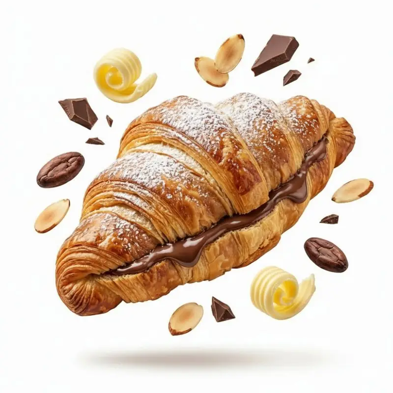 پیش‌نمایش Minimalist Exploded View Commercial Food Photography