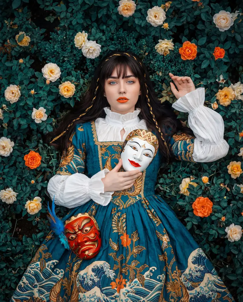 Preview of Opulent Historical-Inspired Portrait Prompt
