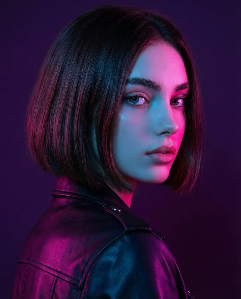 Preview of Neon Portrait Prompt