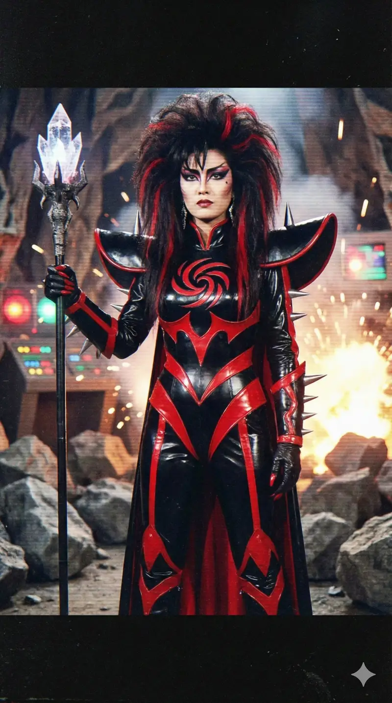 Preview of Prompt for 80s TV Style Villainess Character Design