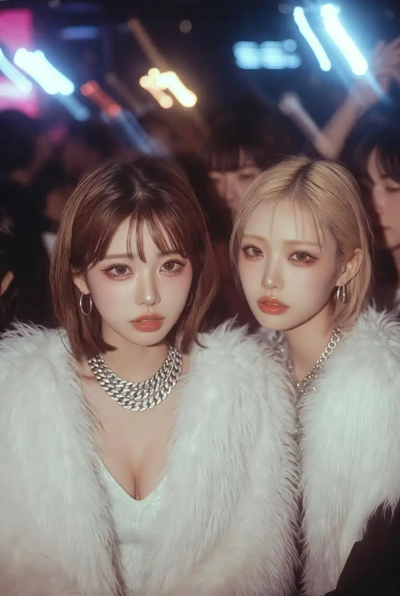 Preview of Y2K Nightclub Snapshot with Flash Photography