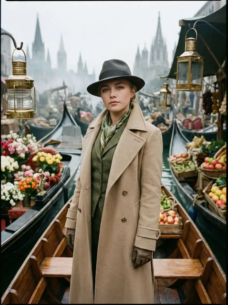 پیش‌نمایش Surreal Floating Market Cinematic Editorial