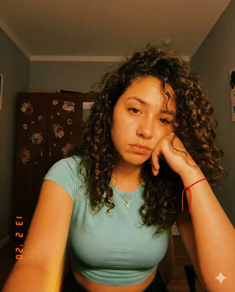 Preview of Nostalgic Low-Light Selfie Portrait Prompt