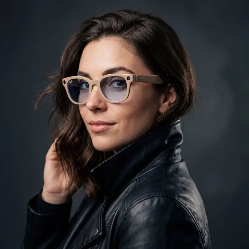Preview of Cinematic Studio Portrait with Smart Glasses