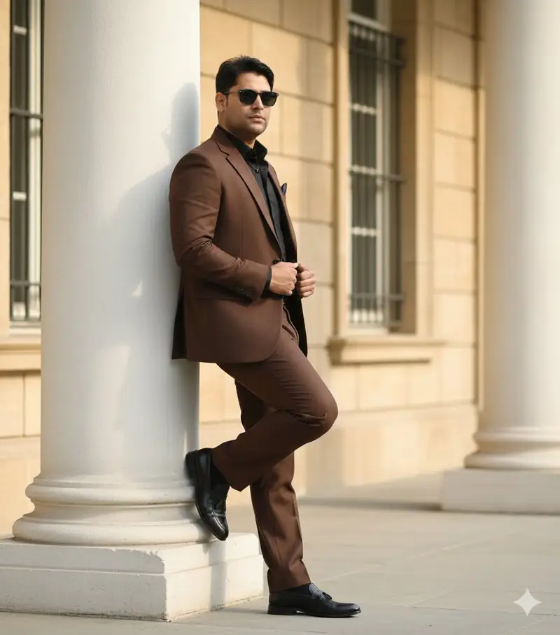 Preview of Cinematic Fashion Editorial of a Man with a Luxury Car and Dog