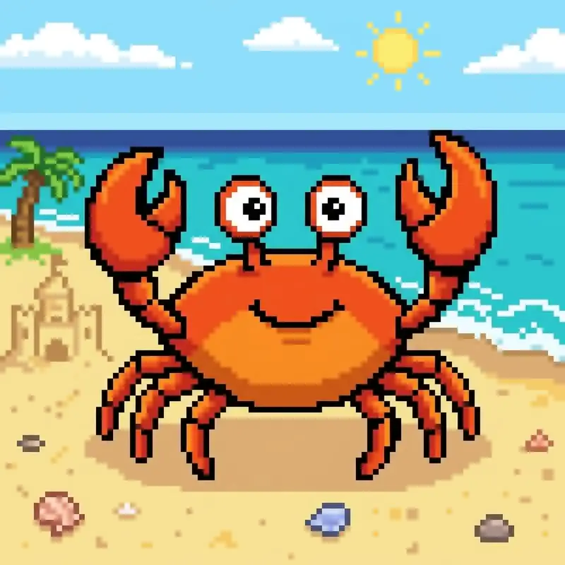 Preview of Pixelated Cartoon Animal Image