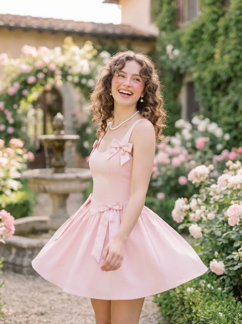 Preview of Coquette Pink Fashion Editorial