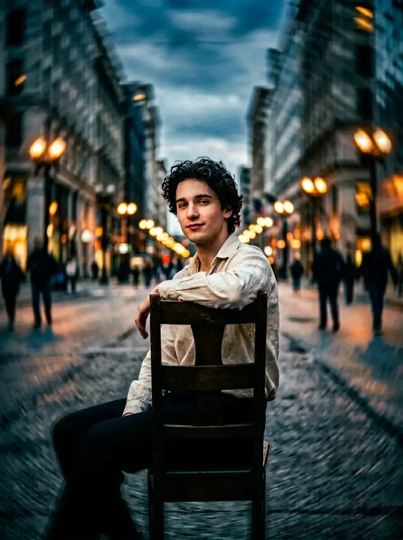 Preview of Hollywood-Style Cinematic Photo with Time Distortion