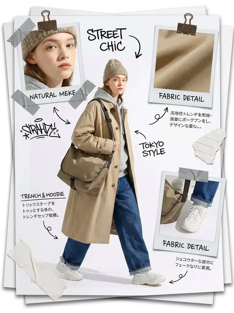 Preview of Fashion Scrapbook Page Layout Generation