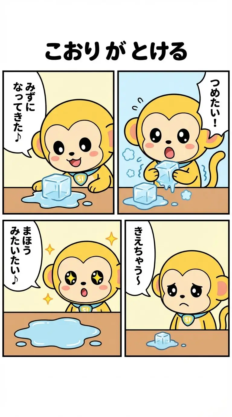 Preview of Nano-kun's Daily Life: Melting Ice Comic Strip Prompt