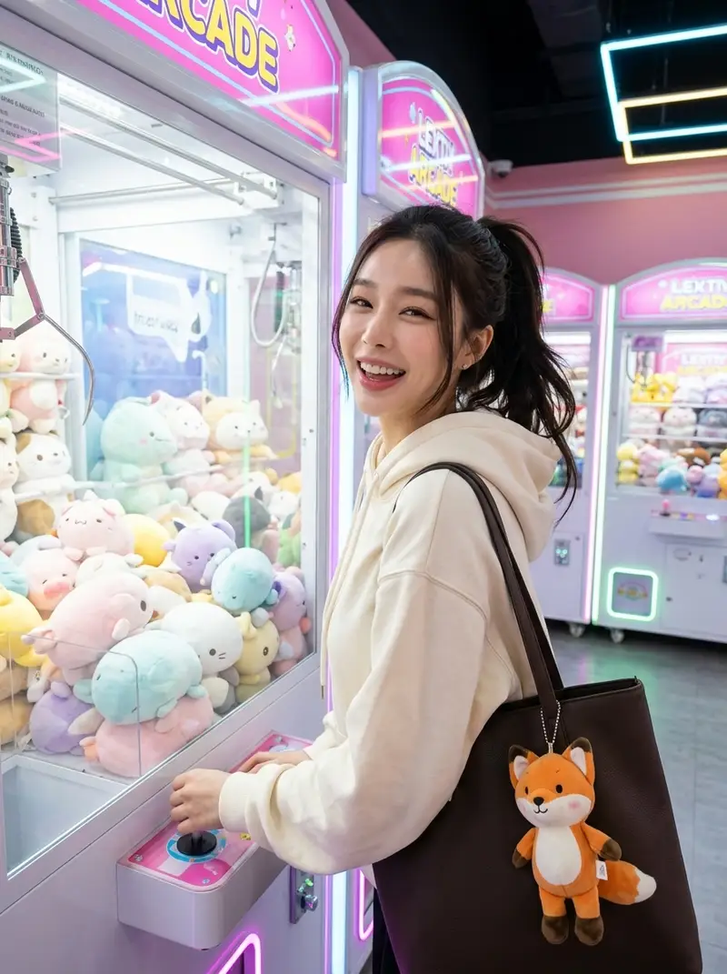Preview of Candid Arcade Claw Machine Portrait