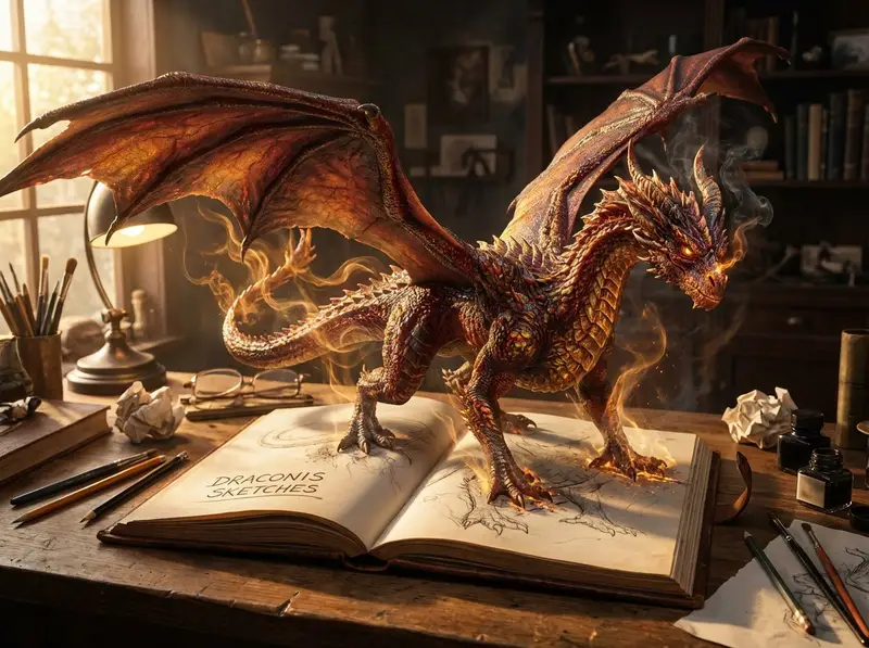 پیش‌نمایش Magical Sketchbook Art Coming to Life