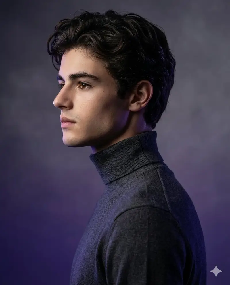 Preview of High-Fashion Studio Portrait with Identity Lock