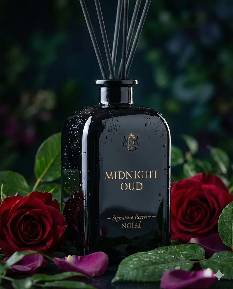پیش‌نمایش Luxury Reed Diffuser Product Photography Prompt