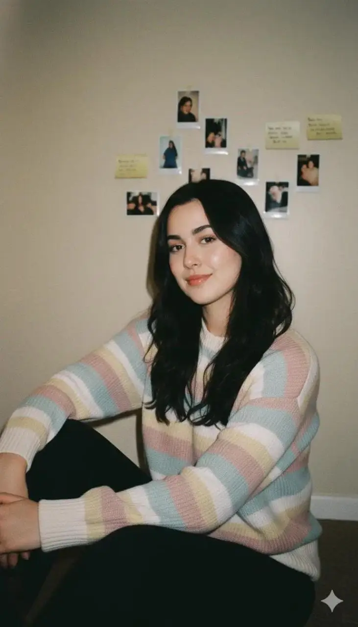 Preview of Cozy Vintage Indoor Lifestyle Portrait Prompt