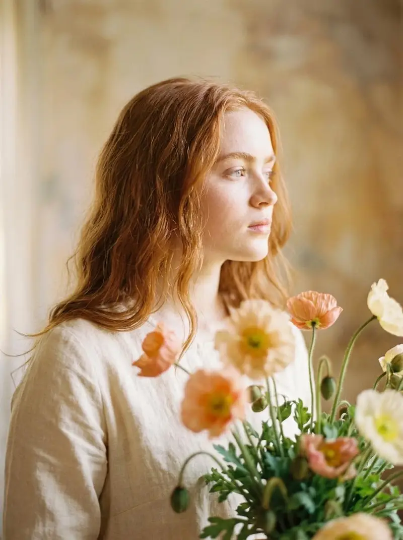 Preview of Soft Artistic Portrait with Flowers Prompt for Nano Banana 2