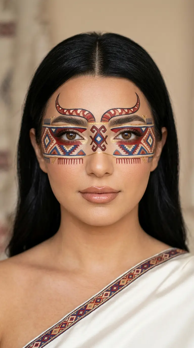 پیش‌نمایش هنر میکاپ با نقش گلیم آناتولی