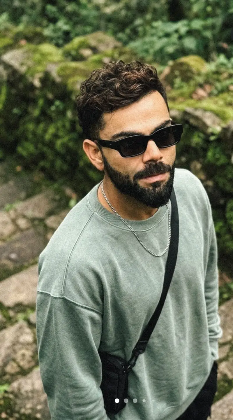 Preview of Ultra-Realistic Candid Outdoor Lifestyle Portrait (Virat Kohli)