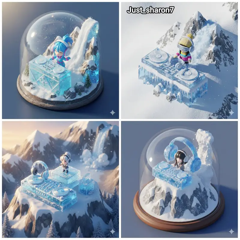 Preview of Isometric Miniature DJ Setup Scene