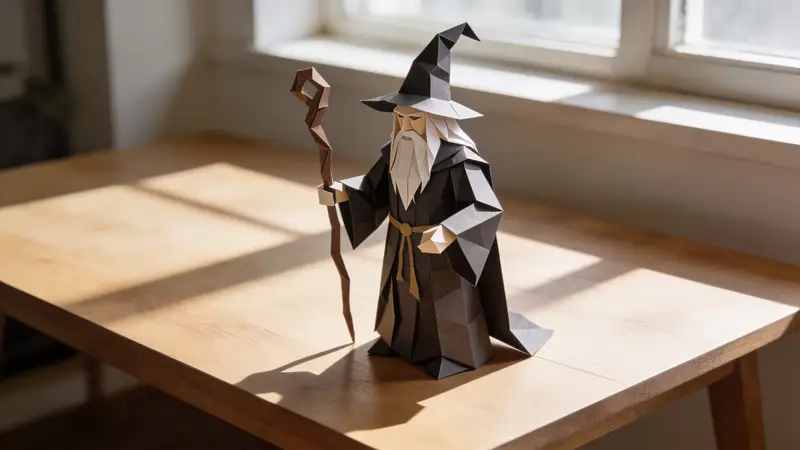 Preview of Hyper-realistic Origami Sculpture