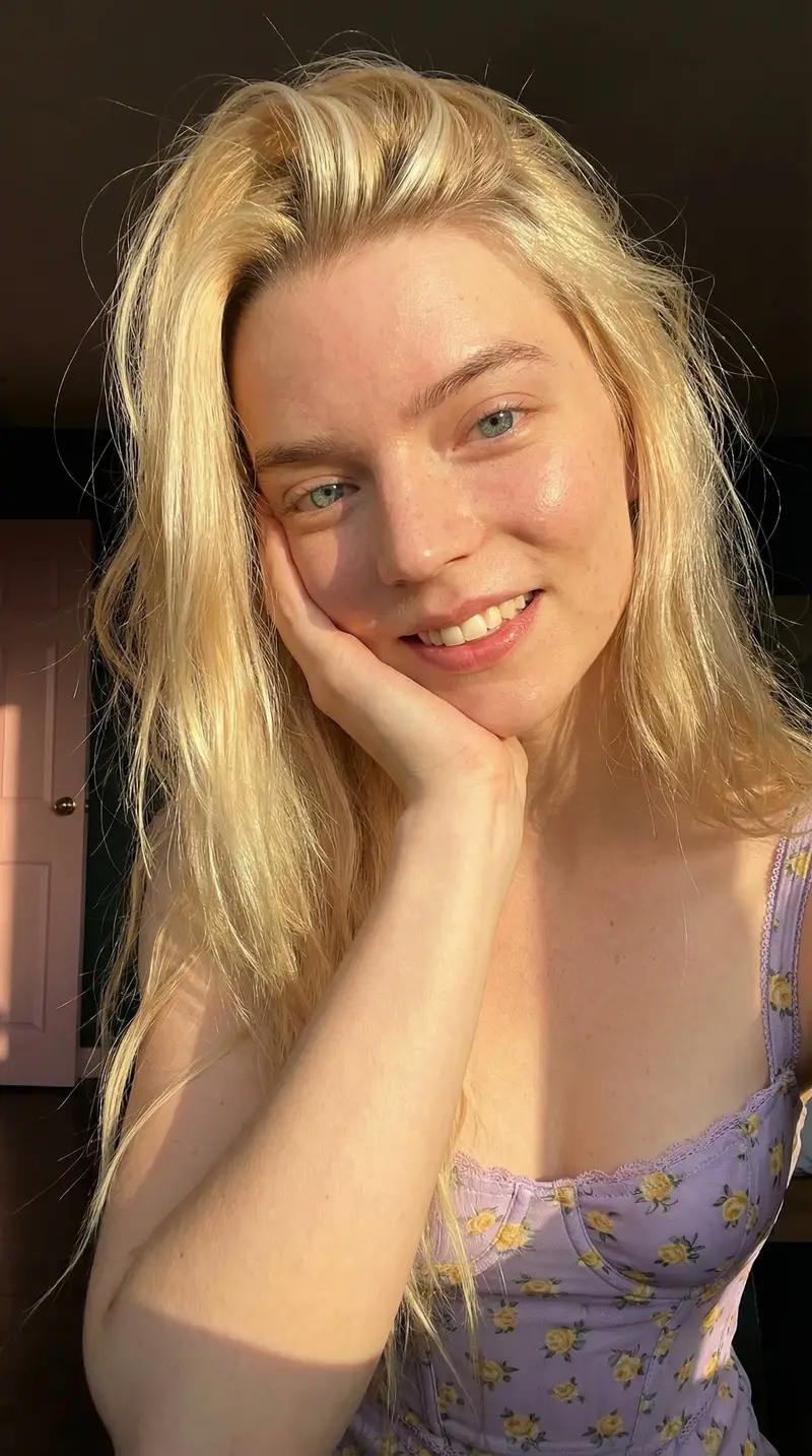 Preview of Sun-Kissed Golden Hour Portrait of Anya Taylor-Joy