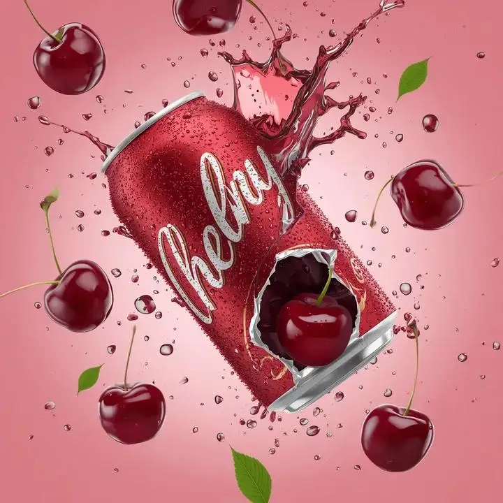 Preview of Cherry Soda Commercial Splash Macro Shot