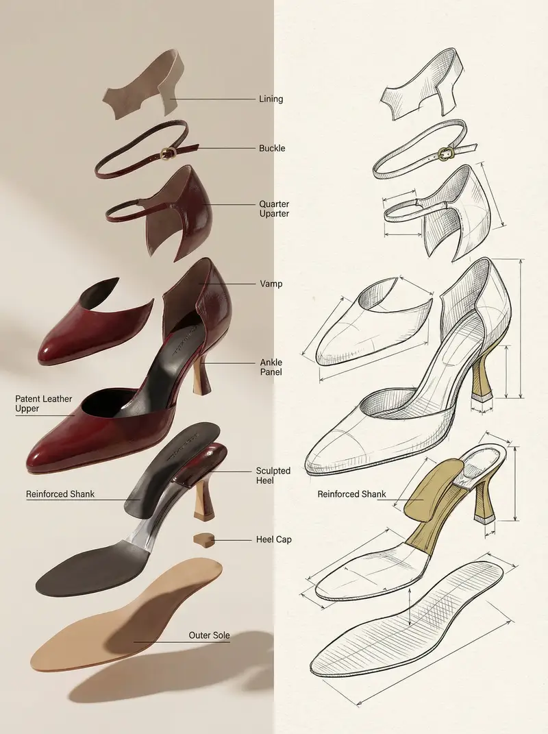 Preview of Exploded View Product Render Prompt