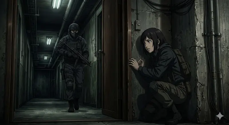 پیش‌نمایش Anime Stealth Scene with Keystoning Angle