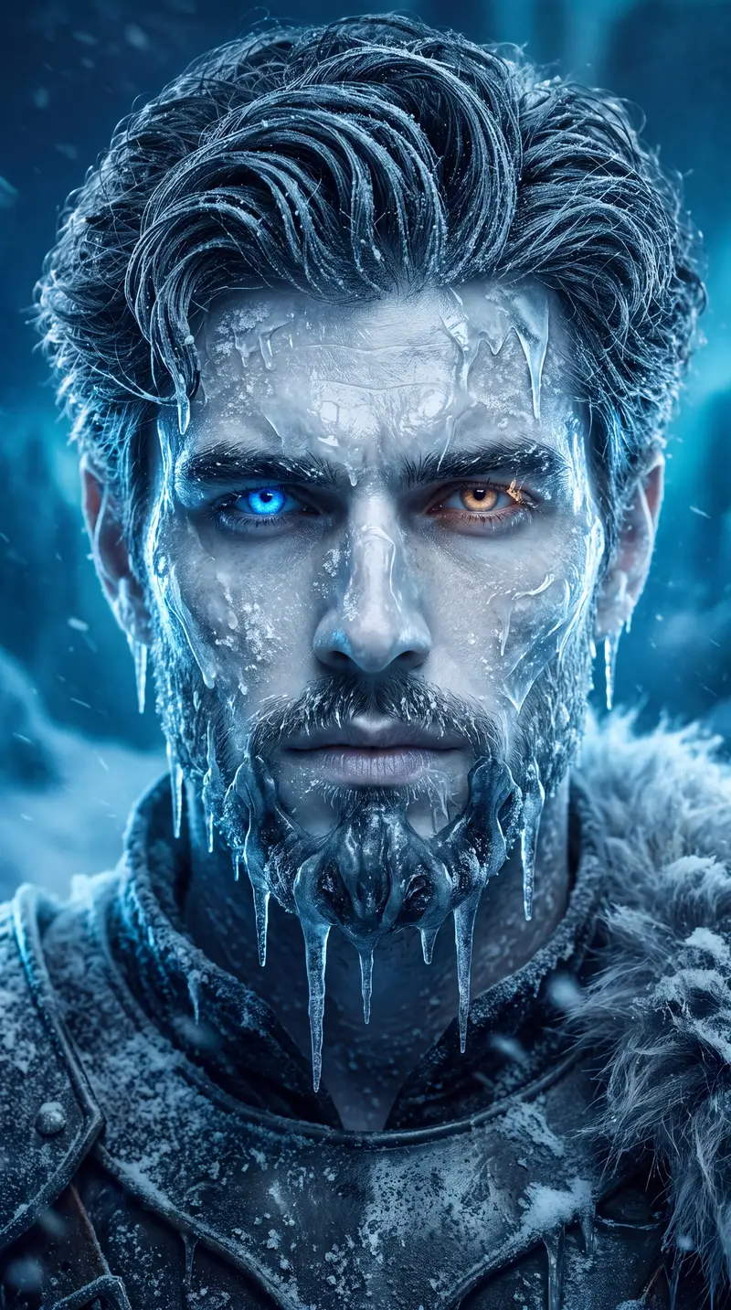 Preview of Glacial Ice Warrior Facial Transformation